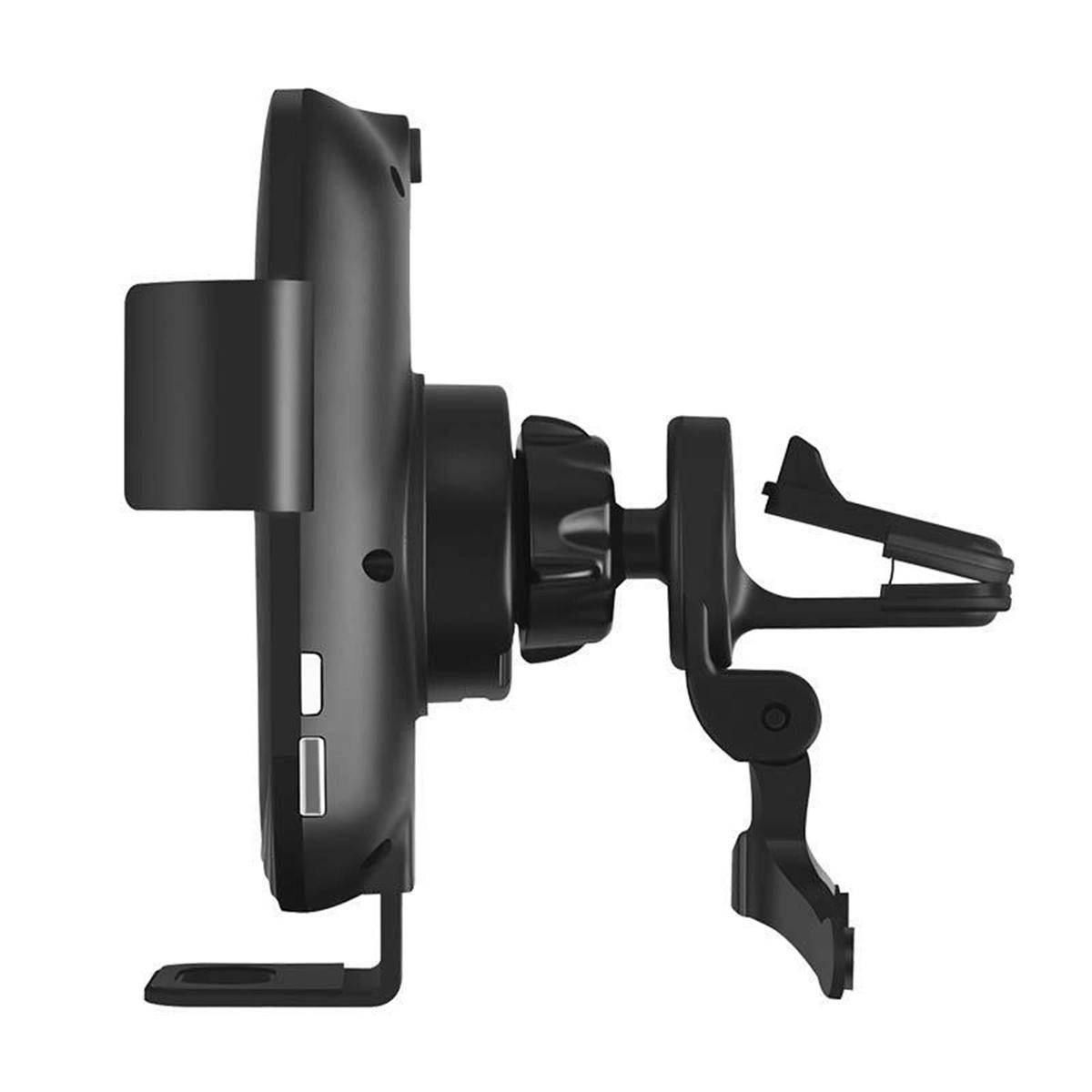 Supporto Smartphone Cellulare Con Ricarica Wireless A Ventosa Rotante Telefono-2