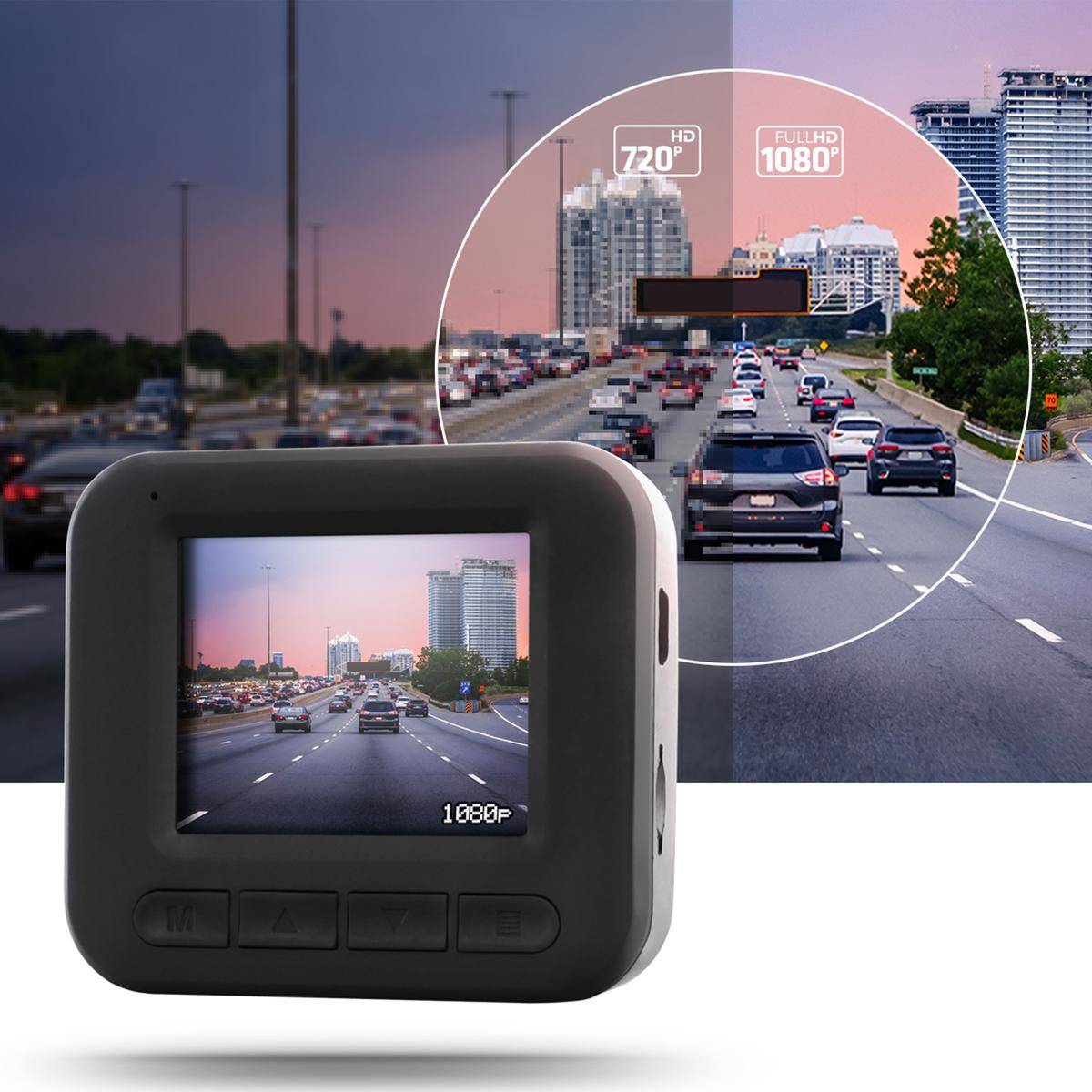 Dash Cam Videocamera Da Auto Dvr Macchina Con Schermo Full Hd Action Camera-1