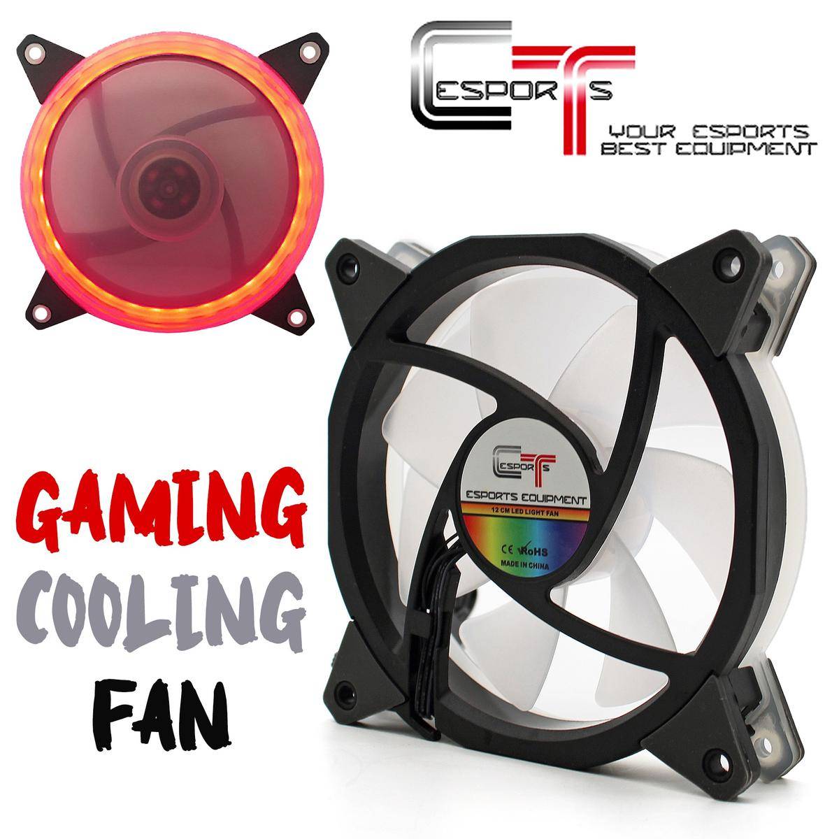 Ventola Aria Raffreddamento Per Case Assemblato Pc Gaming Rosso Led 120mm-0