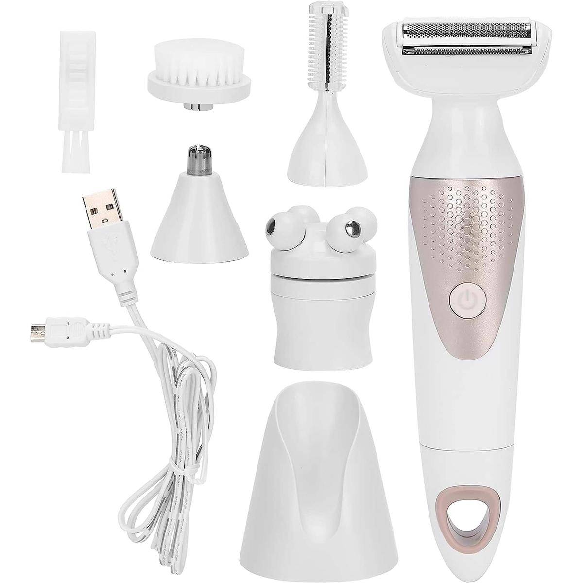 Depilatore 5 In 1 Elettrico Ricaricabile Usb Trimmer Di Precisione-0