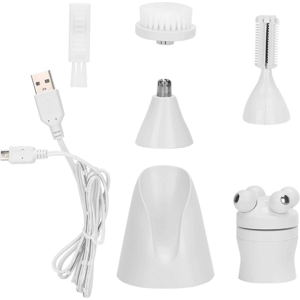 Depilatore 5 In 1 Elettrico Ricaricabile Usb Trimmer Di Precisione-2