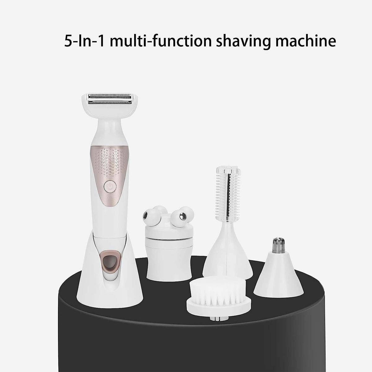 Depilatore 5 In 1 Elettrico Ricaricabile Usb Trimmer Di Precisione-4