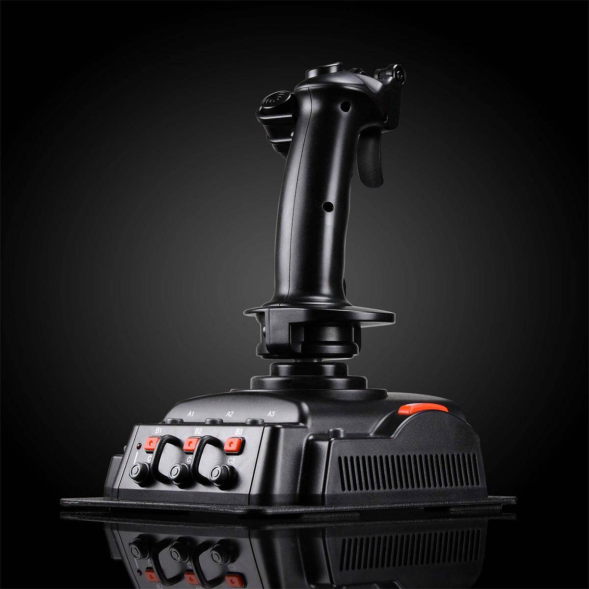 Joystick Da Volo Per Computer Windows Pc Gaming Cablato Dogfight Gaming-3