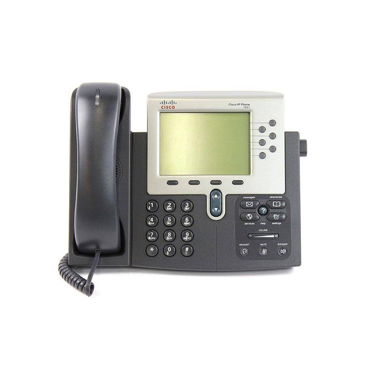 Cisco Ip Phone 7961g Telefono Poe 7961 Aziendale Ufficio A Cornetta Voip-1