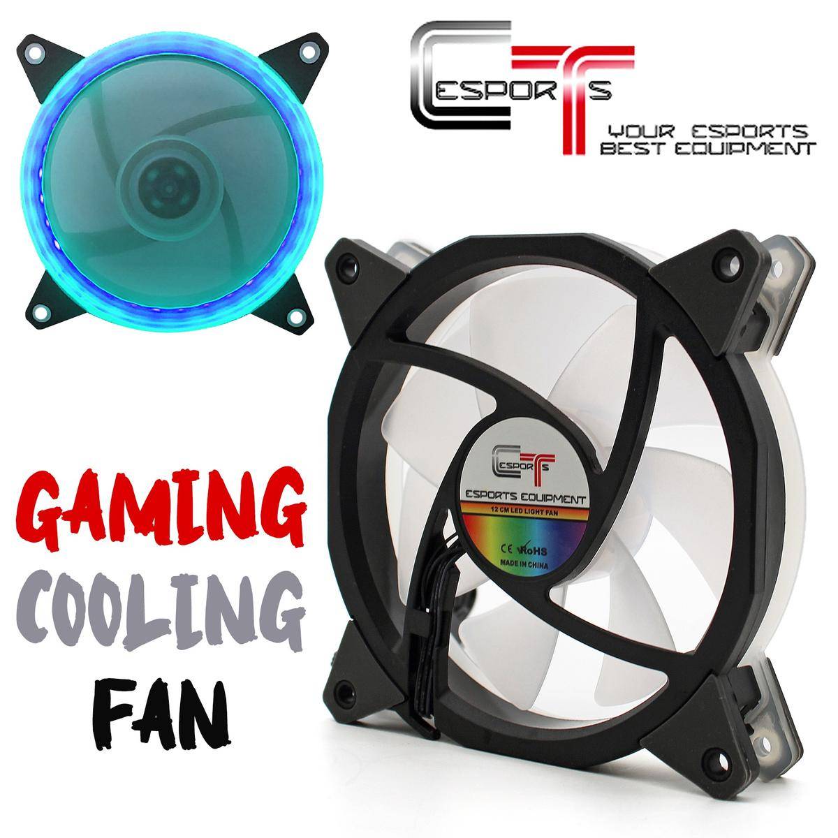 Ventola Aria Raffreddamento Per Case Assemblato Pc Gaming Blu Led 120mm-0