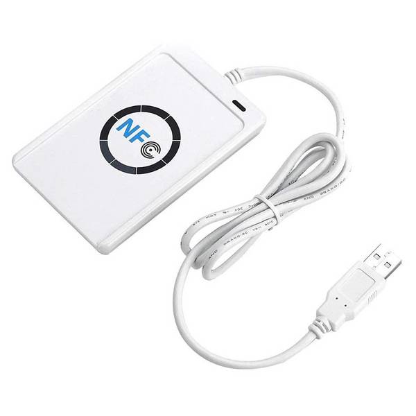 Lettore Scrittore Nfc Rfid Icr Smart Card Cie Usb Con 5 Card