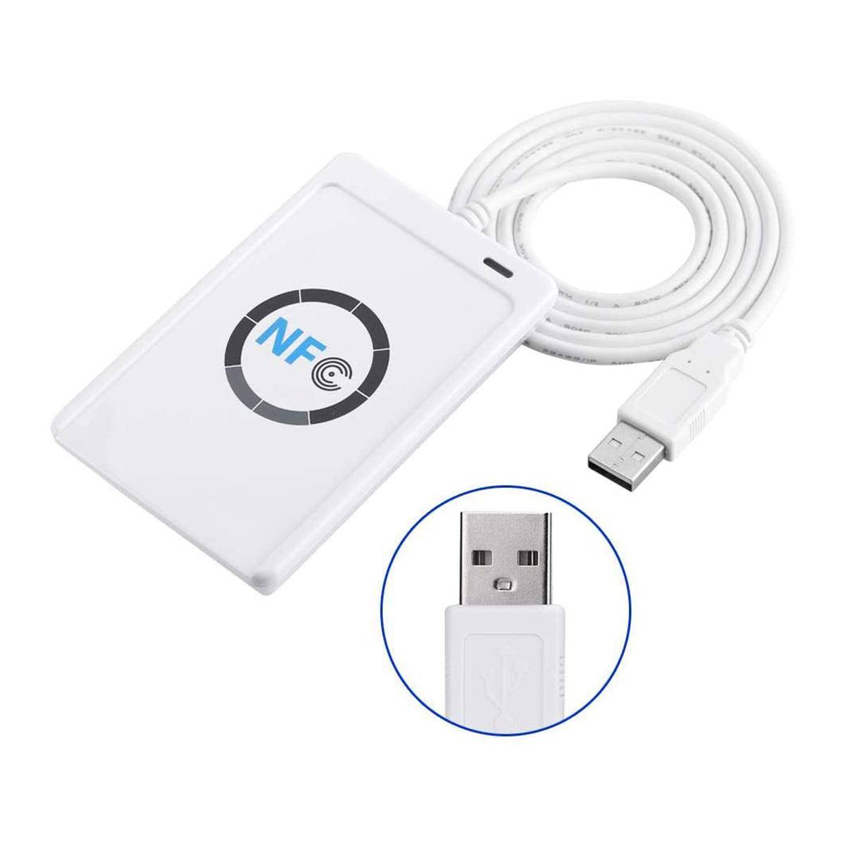 Lettore Scrittore Nfc Rfid Icr Smart Card Carta Identita' Elettronica Cie Usb-1