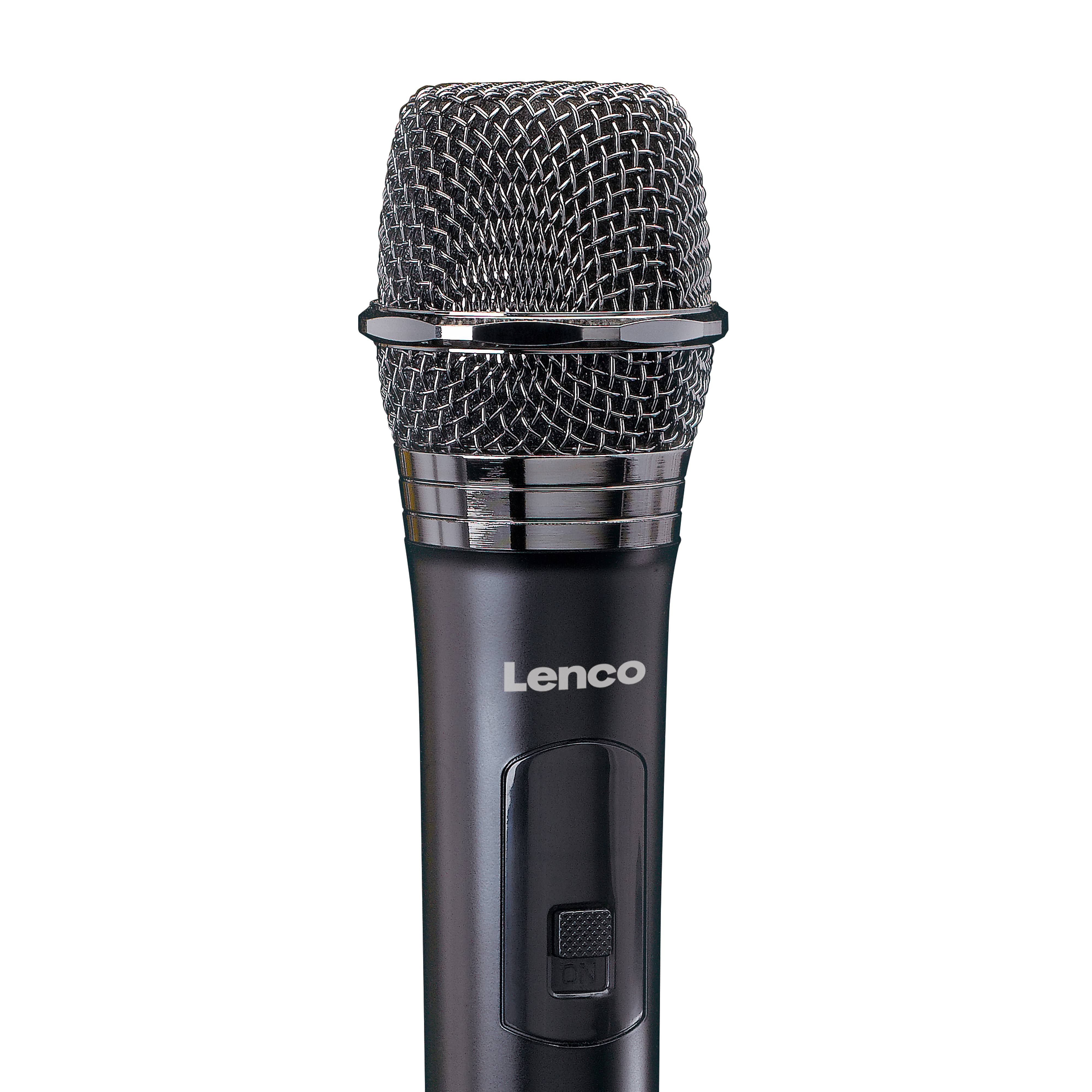 Lenco MCW-020 - Mikrofonsystem - Schwarz (MCW-020BK)-1