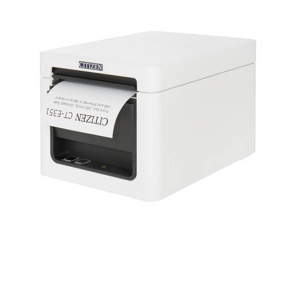 Citizen CT-E351 - Belegdrucker - zweifarbig (monochrom) - Thermopapier - 8 cm Rolle, Rolle (5,8 cm) - 203 dpi - bis zu 2