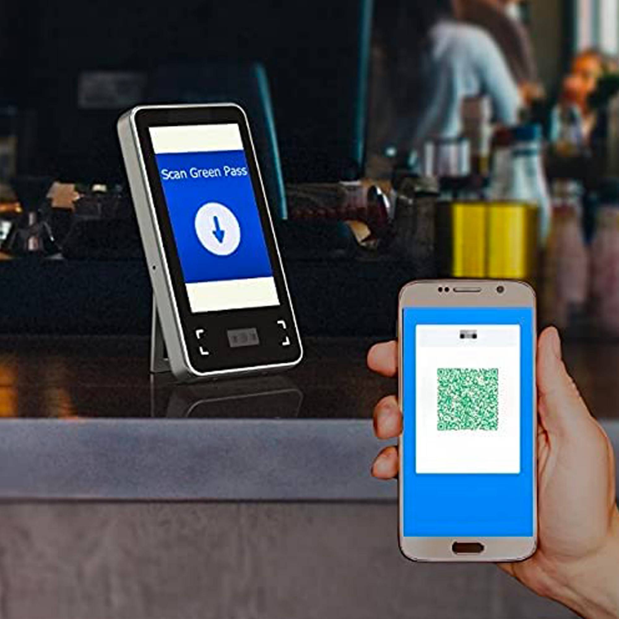 Lettore Green Pass Relè Controllo Degli Accessi Tornello Autenticazione Tablet-3
