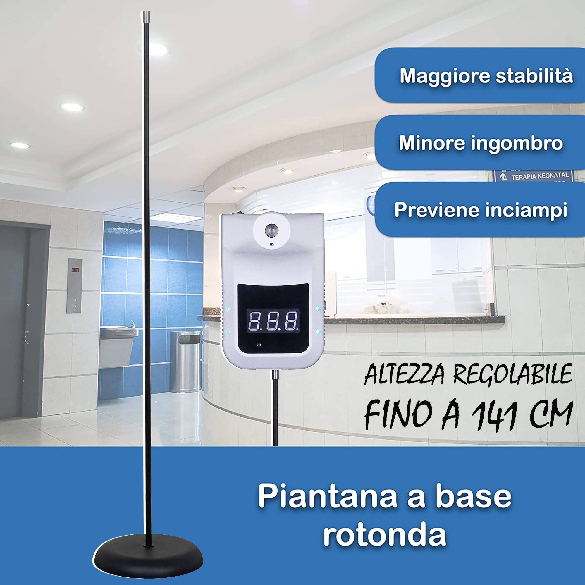 Piantana Regolabile Termoscanner K3 K9 K9 Pro K3 Per Termometro Ad Infrarossi-0
