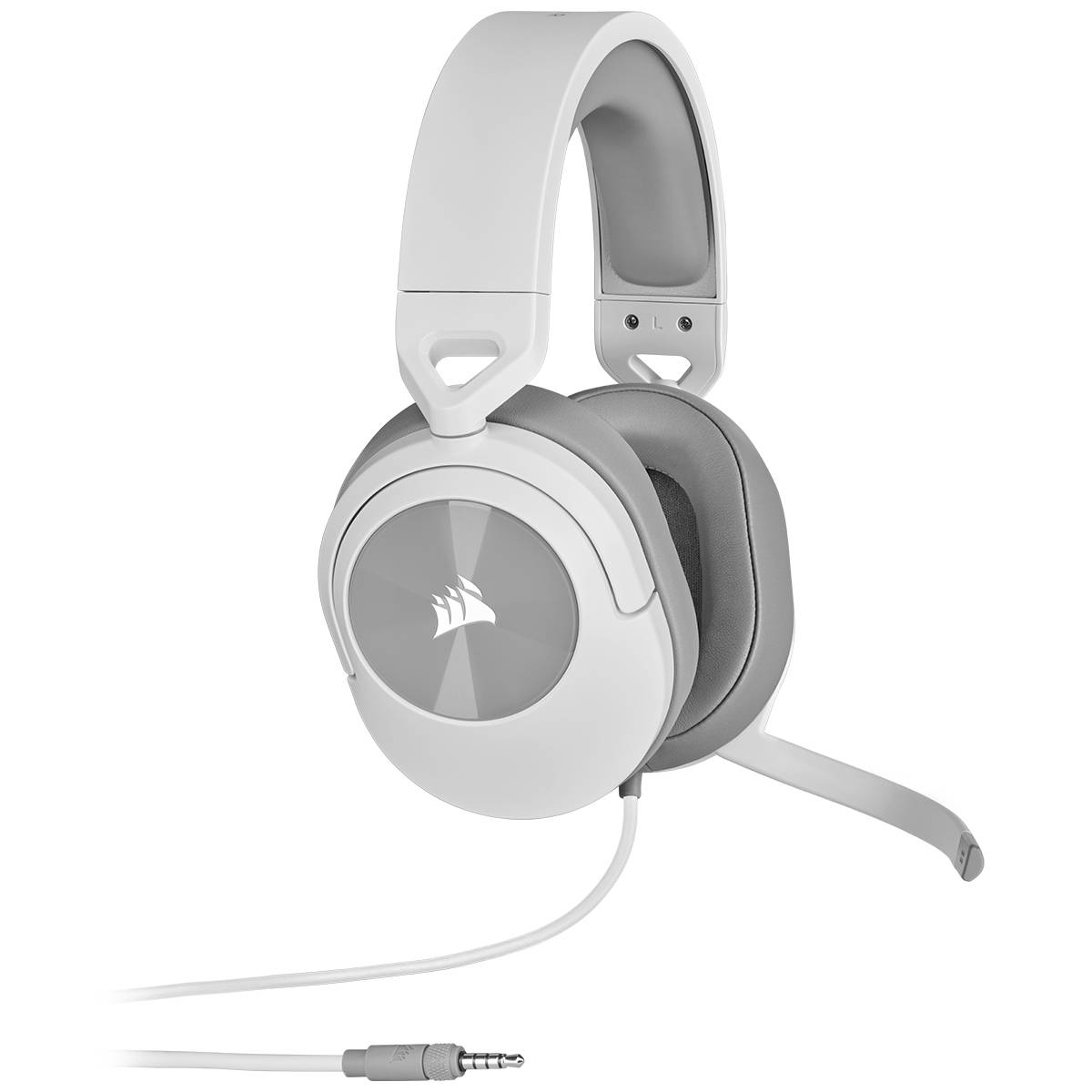 Corsair HS55 STEREO Auricolare Cablato A Padiglione Gaming Bianco-0
