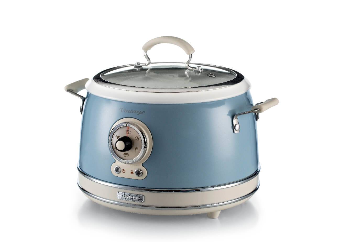 Ariete 2904 Rice Cooker - Cuociriso Elettrico con bowl in ceramica - Sushi fatto in casa - Multicooker - Linea Vintage --0