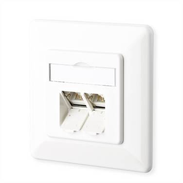 METZ CONNECT E-DAT C6A 2 porte UP bianco puro