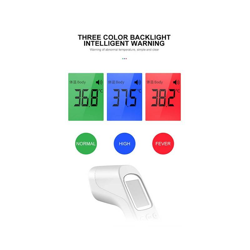 Termometro Digitale Infrarossi Termoscanner No Contact Temperatura Bulk-2