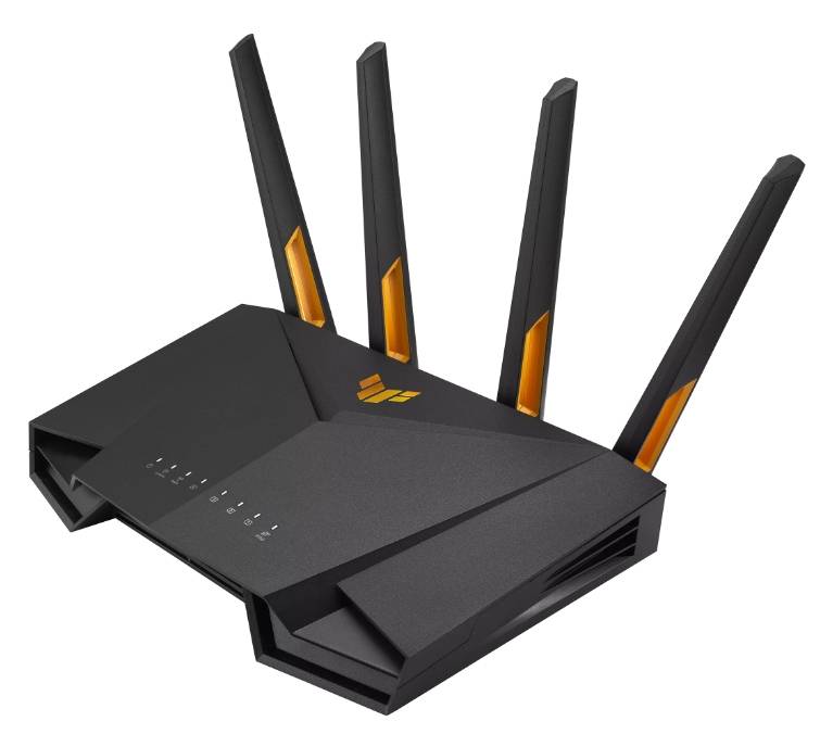 ASUS TUF-AX4200 router wireless Gigabit Ethernet Dual-band [2.4 GHz/5 GHz] Nero (Asus [TUF-AX4200] TUF Gaming AX4200 Dua-0