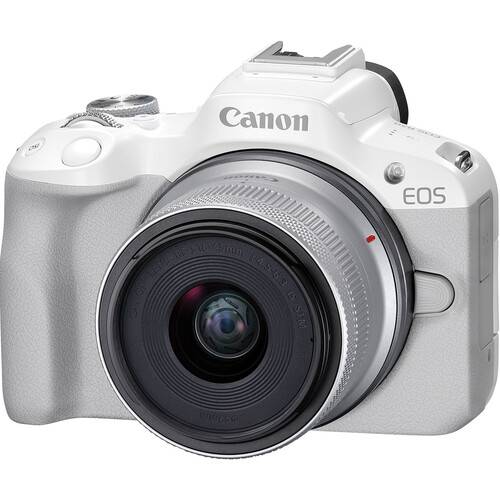 Canon EOS R50 White RF-S 18-45mm F4.5-6.3 IS STM Kit MILC 242 MP CMOS 6000 x 4000 Pixel Bianco-1
