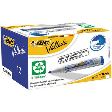 BIC Whiteboard Velleda ECOlutions 1701 evidenziatore 12 pz Blu