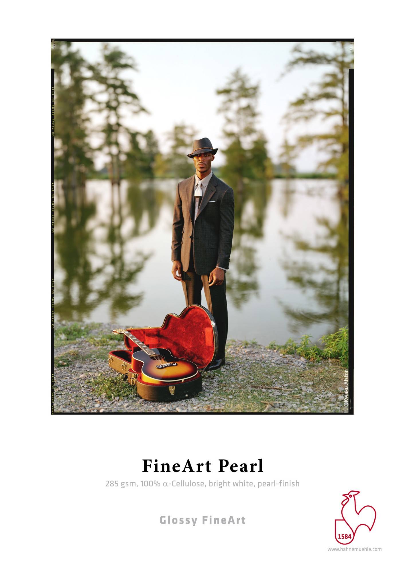 HahnemÃ¼hle FineArt Pearl carta fotografica A4 [210x297 mm] Bianco Perlato (Fine-0