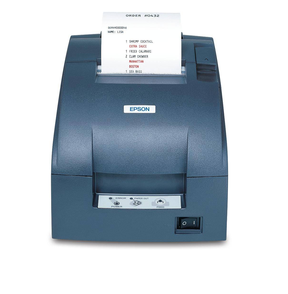Epson TM U220A - Quittungsdrucker - zweifarbig - two-color (monochrome) - Nadel - dot-matrix - Rolle (7,6 cm) - Rolle (7-4