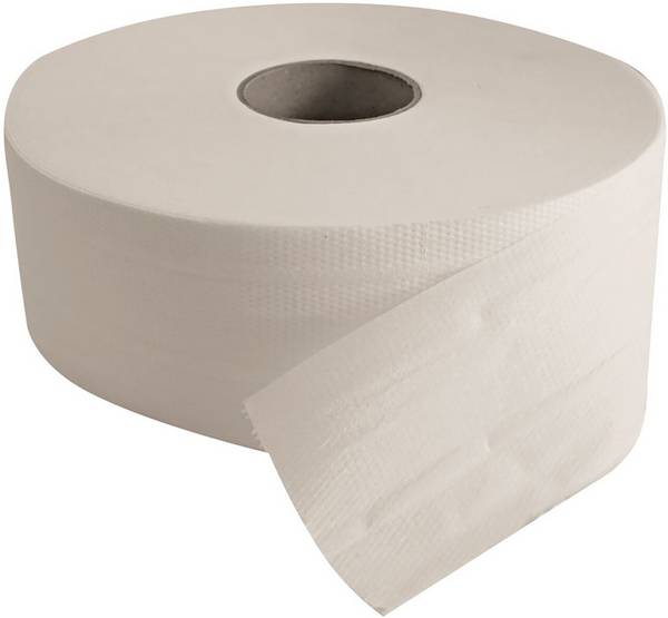 Carta igienica HygoClean rotolo grande, bianco, 2 veli, Ø26cm larghezza: 9cm, 380 metri, 100% carta riciclata