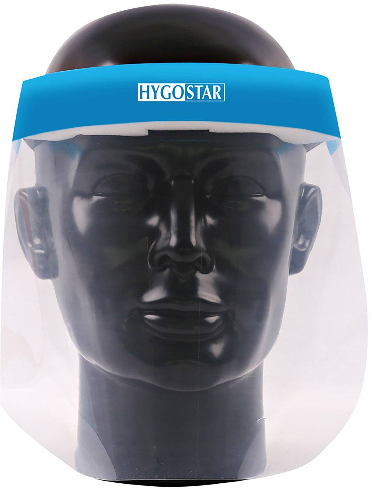 Visiera protettiva Hygostar, PET 350 x 225 mm, trasparente-0