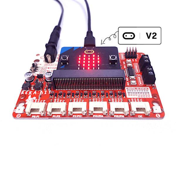Scheda REKA:BIT per robotica con micro:bit V2