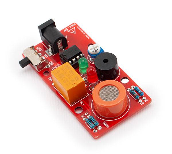 Alcol tester con segnalazione a LED e buzzer sonoro – in kit-0