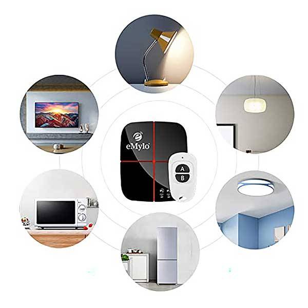 Smart Switch Wi-Fi e RF a 2 canali Wi-Fi gestibile da App, compatibile con Alexa e Google Home-2