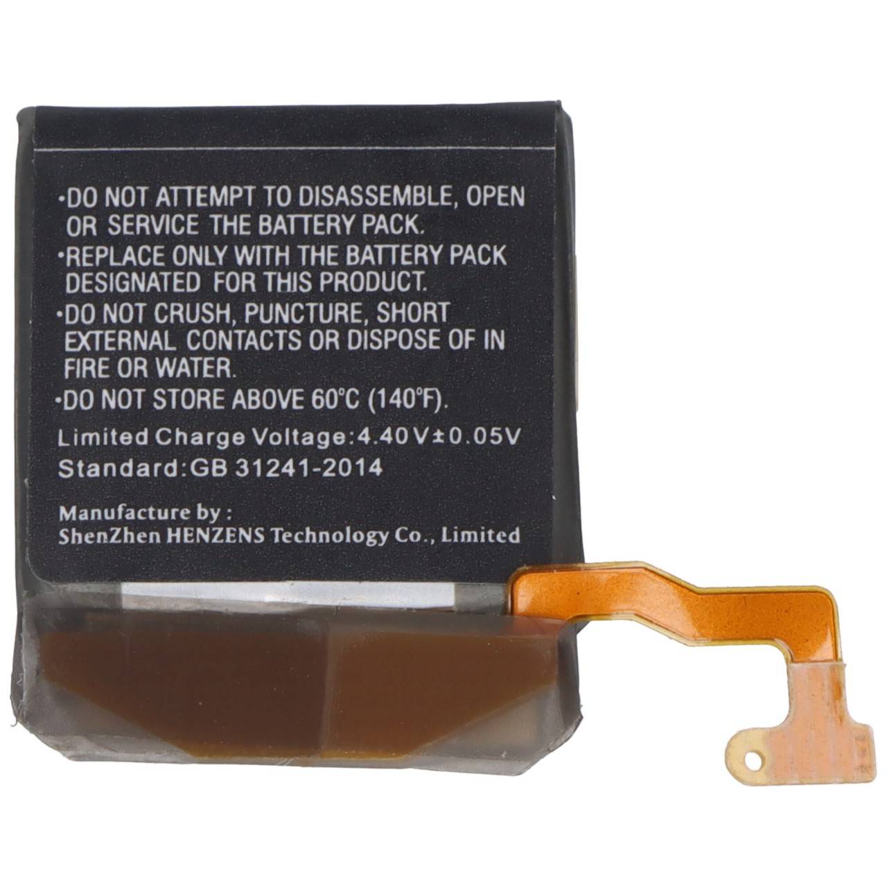 Batteria adatta per Samsung Galaxy Watch Active2 40mm, SM-R830, EB-BR830ABY, 3,85 V, 220 mAh-3