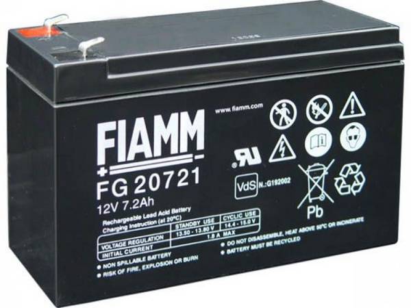 BATTERIA FIAMM FG20721 12V 7,2Ah