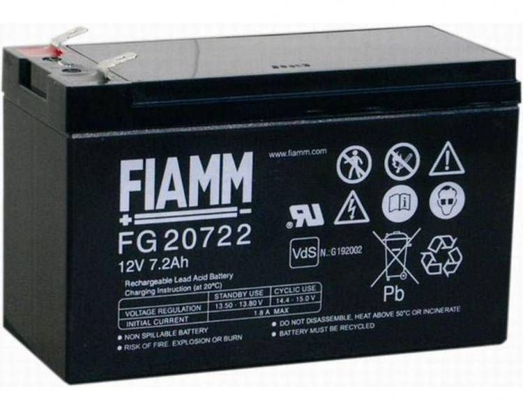 BATTERIA FIAMM FG20722 12V 7,2Ah-0