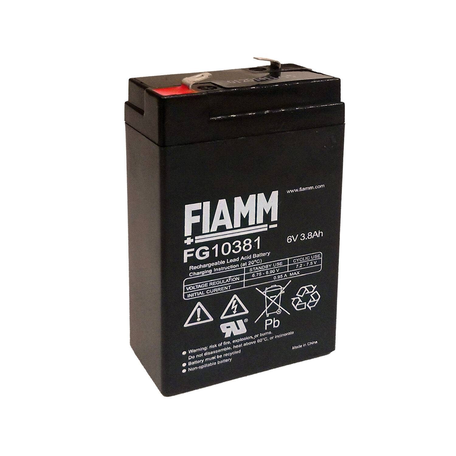 BATTERIA FIAMM FG10381 6V 3,8Ah-0