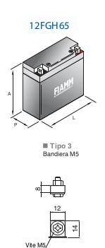 BATTERIA FIAMM 12FGH65 (EX FGH21803) Scarica Rapida 12V 18Ah-2