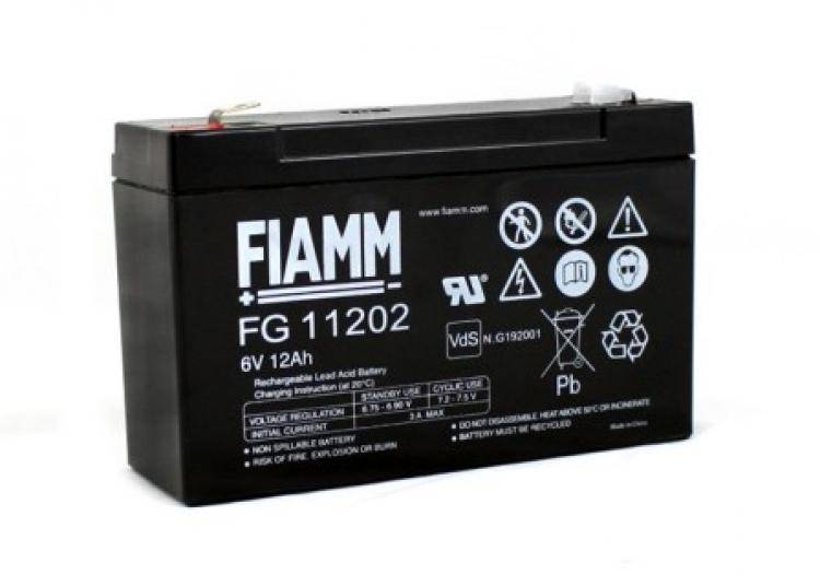 BATTERIA FIAMM FG11202 6V 12Ah-0