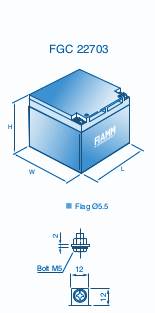 BATTERIA FIAMM FG22703 12V 27Ah-1