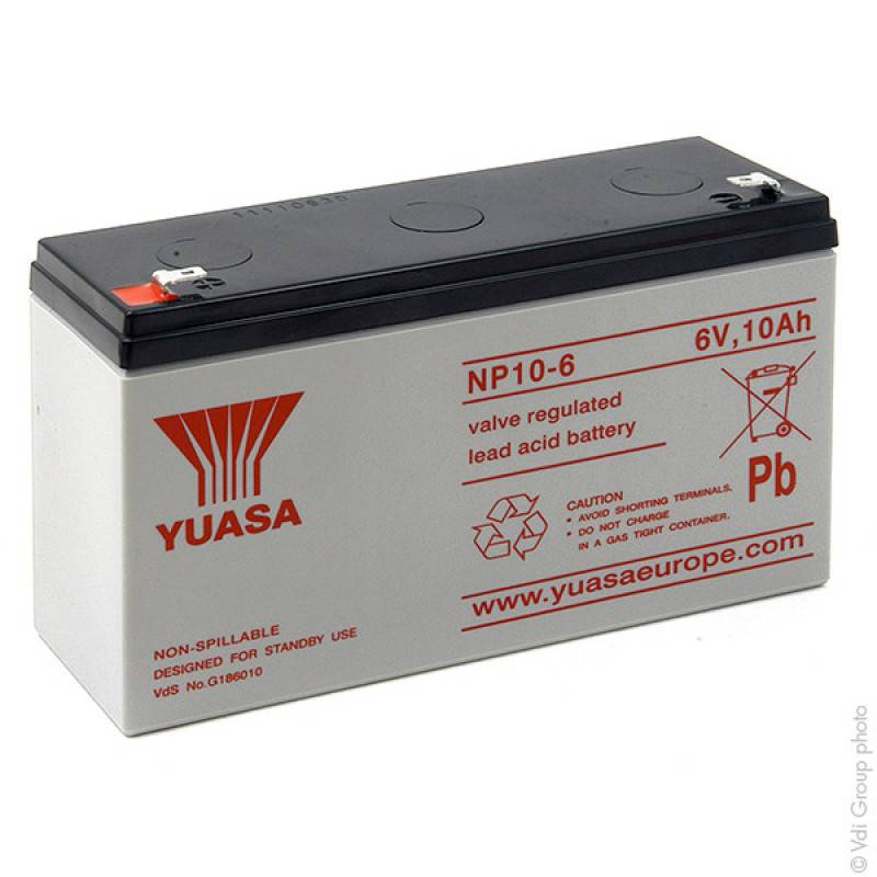 BATTERIA YUASA NP10-6 6V 10Ah-0