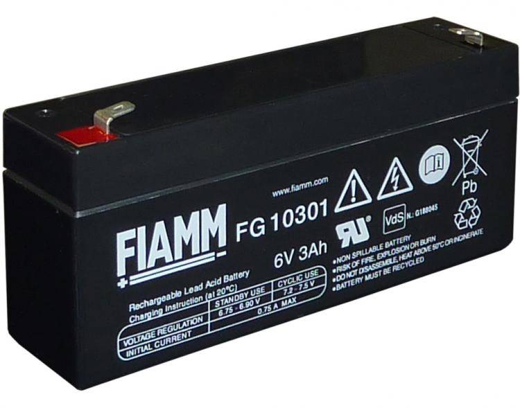 BATTERIA FIAMM FG10301 6V 3,0Ah-0
