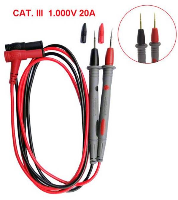 Puntali per tester CAT III 1.000 V - 20 A