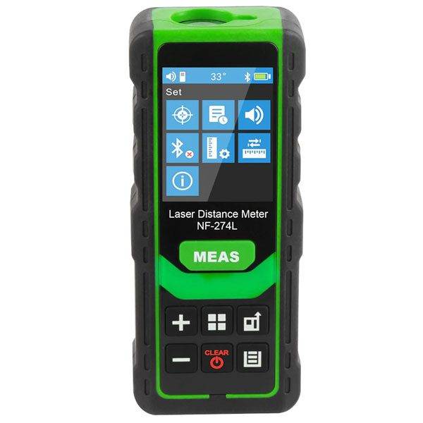 Misuratore di distanza fino a 60 metri con LASER verde e voce-0