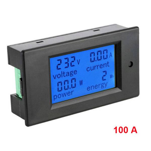 Energy meter LCD - 100 A-0