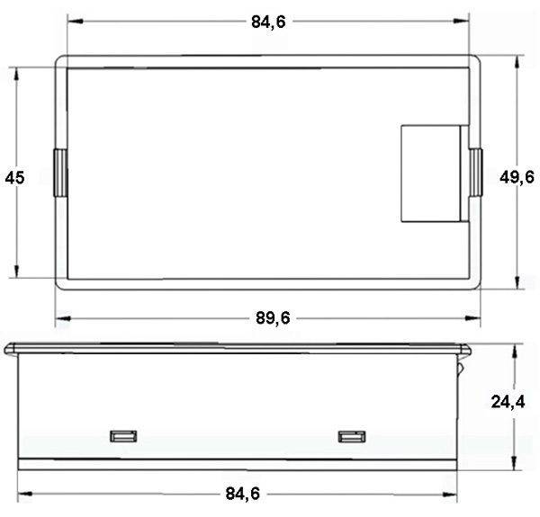 Energy meter LCD - 100 A-1