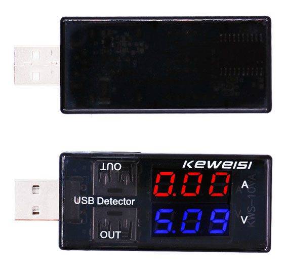 Tester Volt-Ampere porta USB-0
