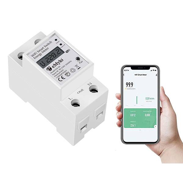 Misuratore del consumo di energia Wi-Fi gestibile da App, compatibile con Alexa e Google Home