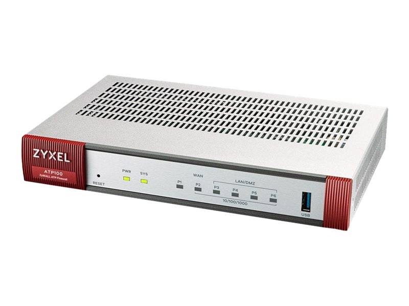 FIREWALL ZYXEL ATP100 1xWAN, 3xLAN/DMZ. VPN:40IPSEC/L2TP, 30 SSL-INCLUDE 1 ANNO NEBULA PRO Consigliato x 15 utenti-0