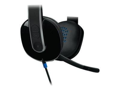 Logitech H540 USB Computer Headset Kopfhörer Kabelgebunden Kopfband Büro/Callcenter Schwarz (981-000510)-2