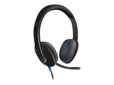 Logitech H540 USB Computer Headset Kopfhörer Kabelgebunden Kopfband Büro/Callcenter Schwarz (981-000510)-3