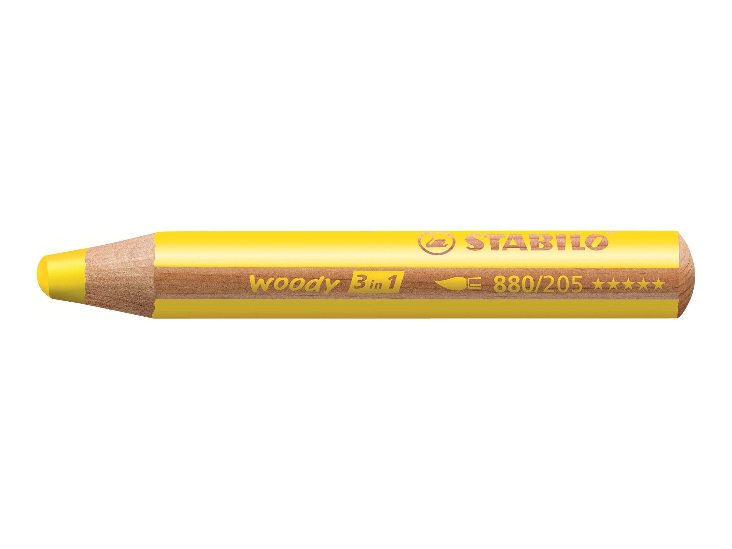 STABILO woody 3 in 1 Giallo 1 pz-0