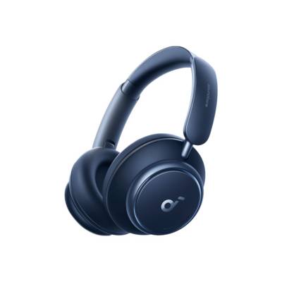 Anker Space Q45 Cuffie Con cavo e senza cavo A Padiglione Musica e Chiamate USB tipo-C Bluetooth Blu-0