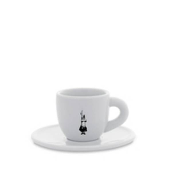 Bialetti Tazza Moka Isituzionale bianca, porcellana